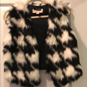Faux Fur Vest Michael Kors